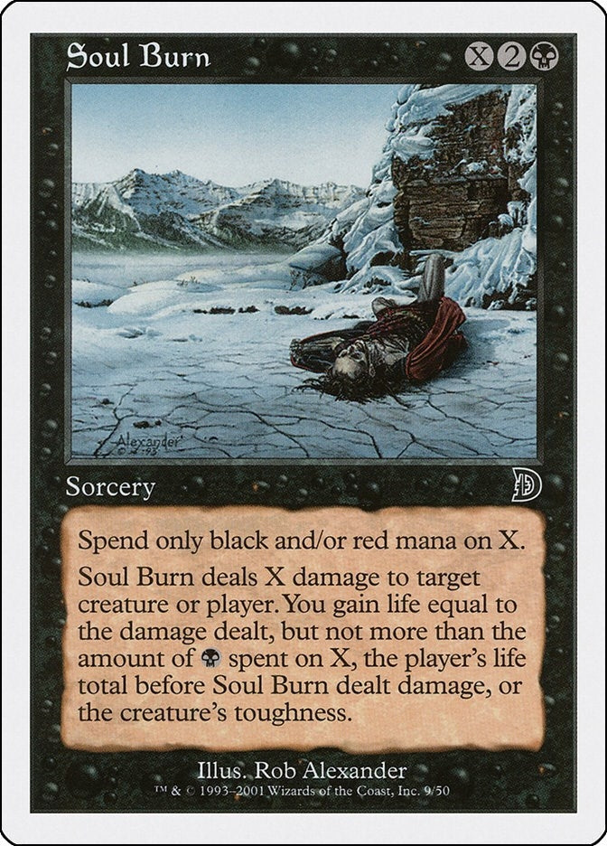 Image for Soul Burn (9) - Magic: The Gathering
