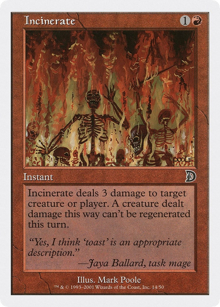 Image for Incinerate (14) [Deckmasters Garfield vs Finkel]