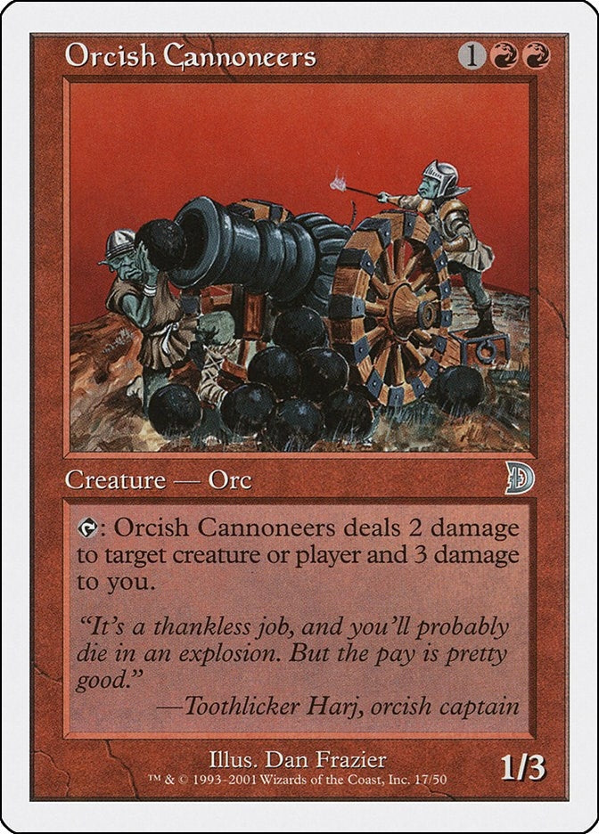 Image for Orcish Cannoneers (17) [Deckmasters Garfield vs Finkel]