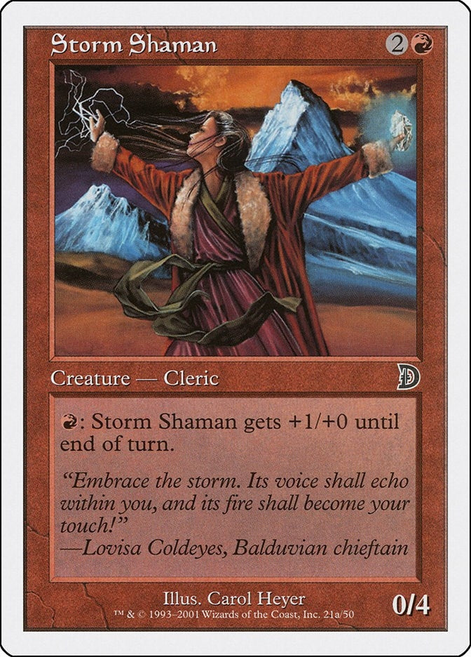 Image for Storm Shaman (21a) (21a) [Deckmasters Garfield vs Finkel]