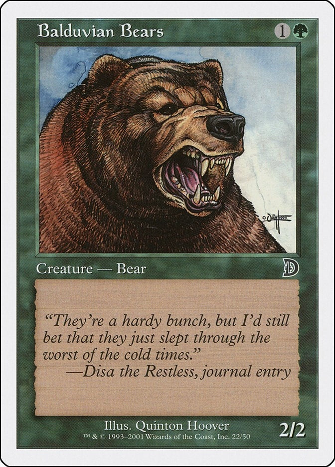 Image for Balduvian Bears (22) [Deckmasters Garfield vs Finkel]