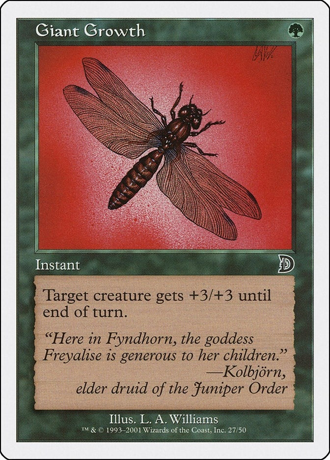 Image for Giant Growth (27) [Deckmasters Garfield vs Finkel]