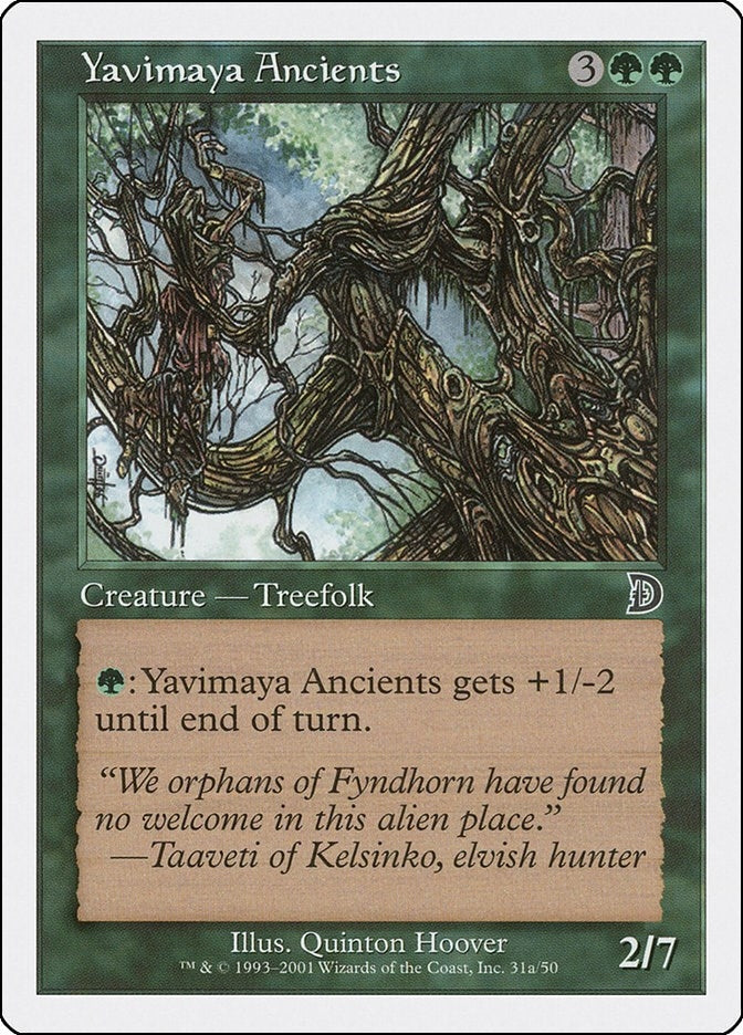Image for Yavimaya Ancients (31a) (31a) [Deckmasters Garfield vs Finkel]