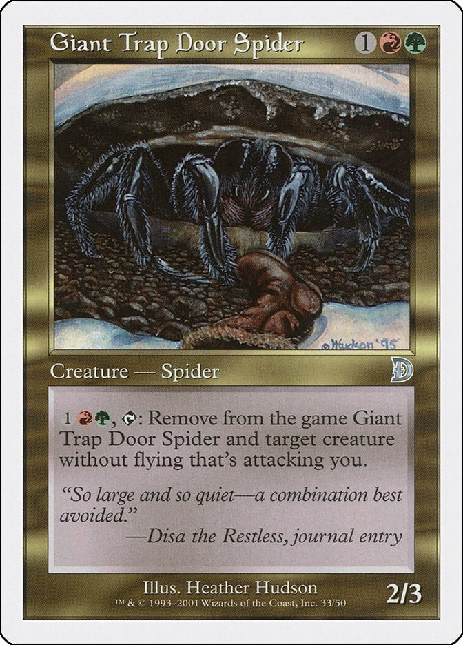 Image for Giant Trap Door Spider (33) [Deckmasters Garfield vs Finkel]