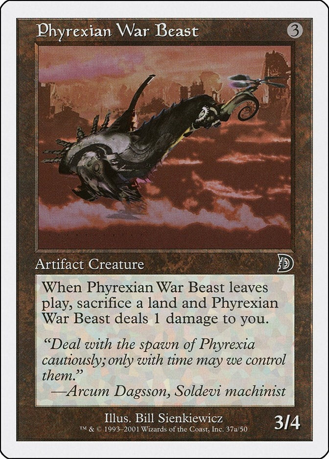 Image for Phyrexian War Beast (37a) (37a) [Deckmasters Garfield vs Finkel]