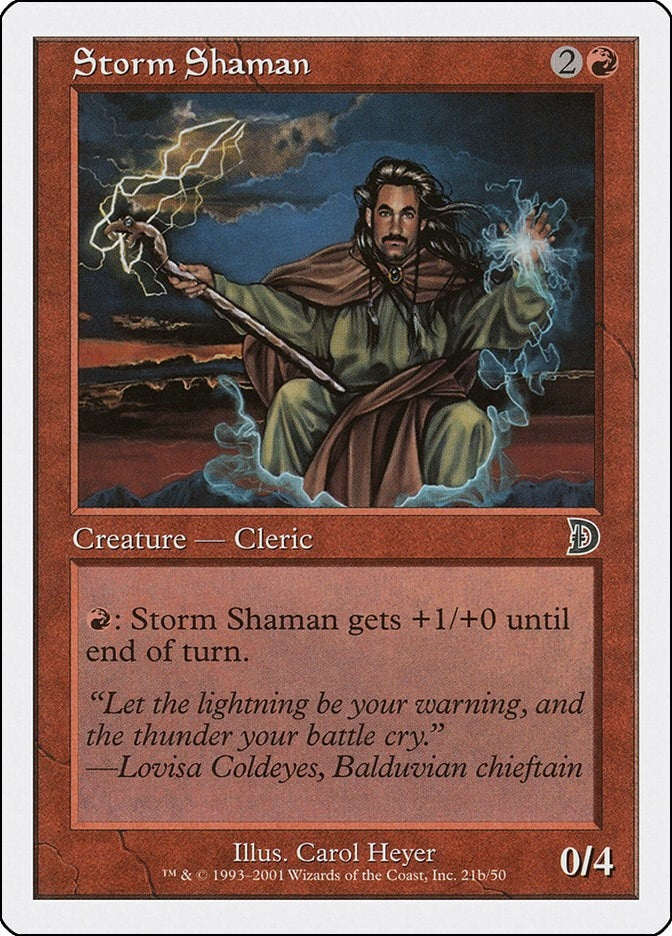Image for Storm Shaman (21b) (21b) - Magic: The Gathering