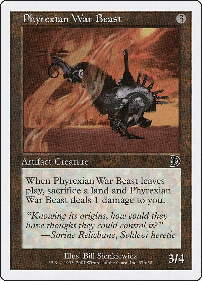 Image for Phyrexian War Beast (37b) (37b) [Deckmasters Garfield vs Finkel]