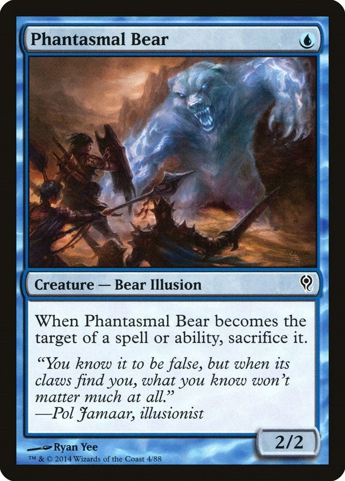 Image for Phantasmal Bear (4) [Duel Decks: Jace vs. Vraska]