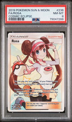 2019 POKEMON SUN & MOON COSMIC ECLIPSE #236 FA/ROSA COSMIC ECLIPSE PSA 8