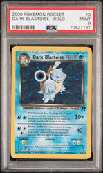 2000 POKEMON ROCKET #3 DARK BLASTOISE-HOLO PSA 9
