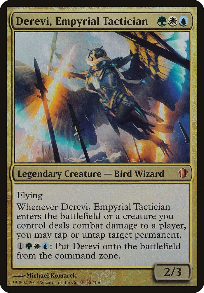 Image for Derevi, Empyrial Tactician (Commander 2013) (186) [Oversize Cards]