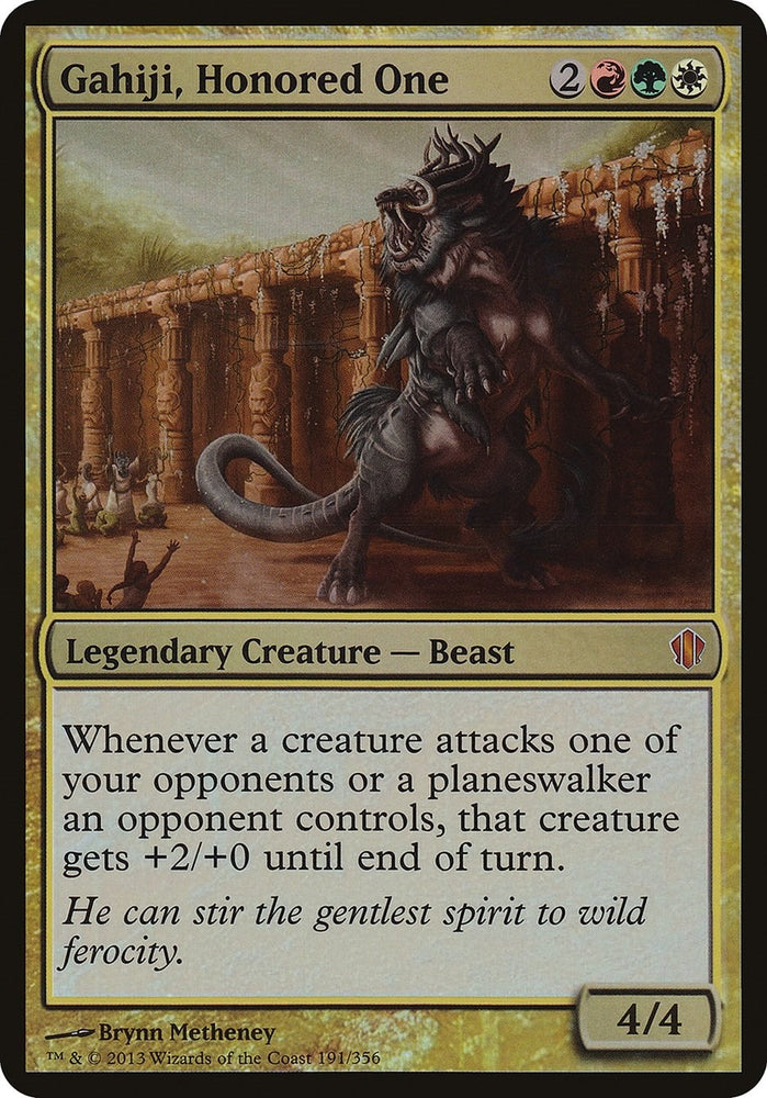 Image for Gahiji, Honored One (Commander 2013) (191) [Oversize Cards]