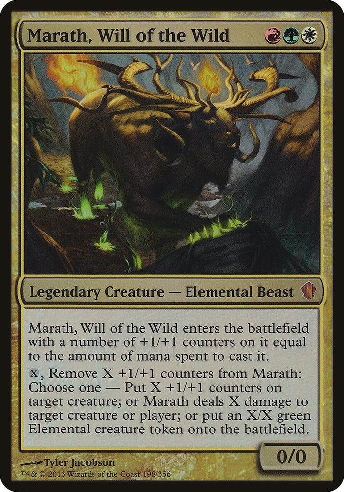 Image for Marath, Will of the Wild (Commander 2013) (198) [Oversize Cards]