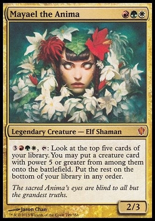 Image for Mayael the Anima (Commander 2013) (199) [Oversize Cards]