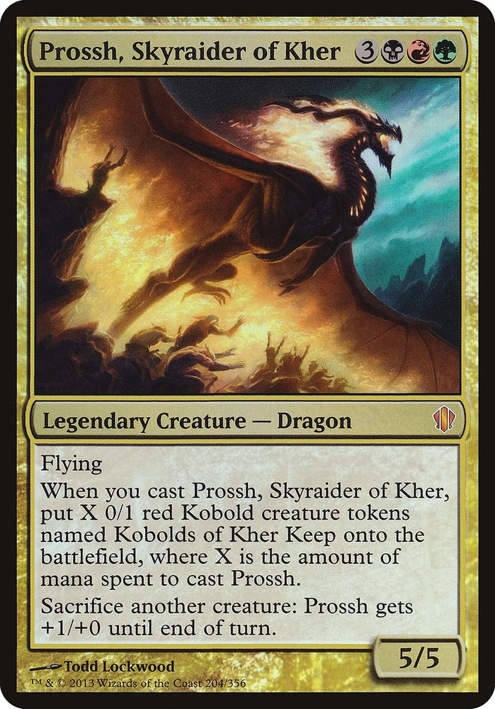 Image for Prossh, Skyraider of Kher (Commander 2013) (204) - Magic: The Gathering