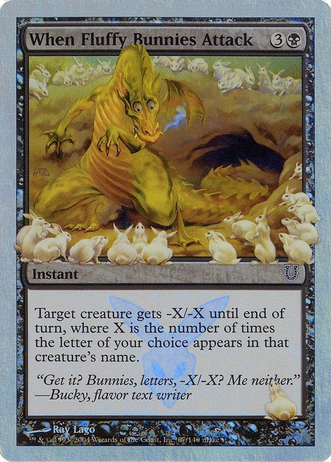 Image for When Fluffy Bunnies Attack (Alternate Foil) (67) [Unhinged]