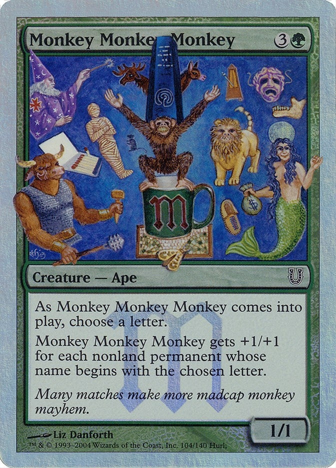 Image for Monkey Monkey Monkey (Alternate Foil) (104) [Unhinged]