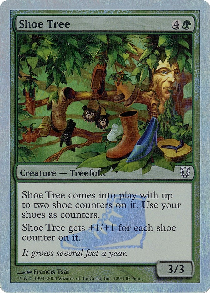 Image for Shoe Tree (Alternate Foil) (109) [Unhinged]