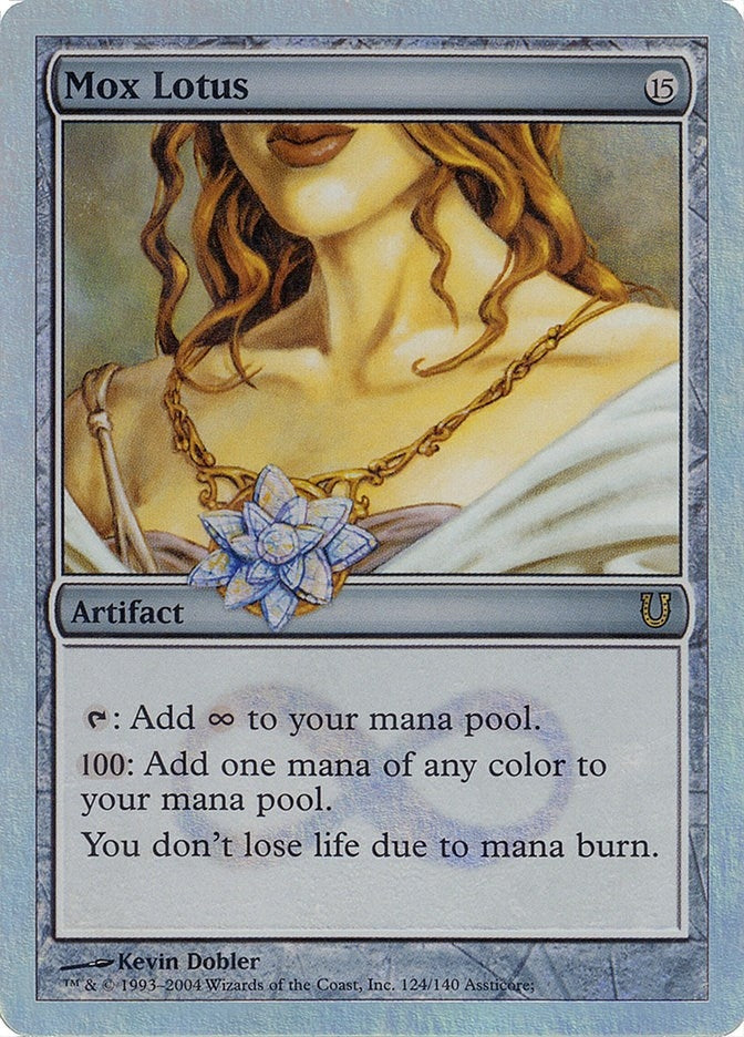 Image for Mox Lotus (Alternate Foil) (124) [Unhinged]