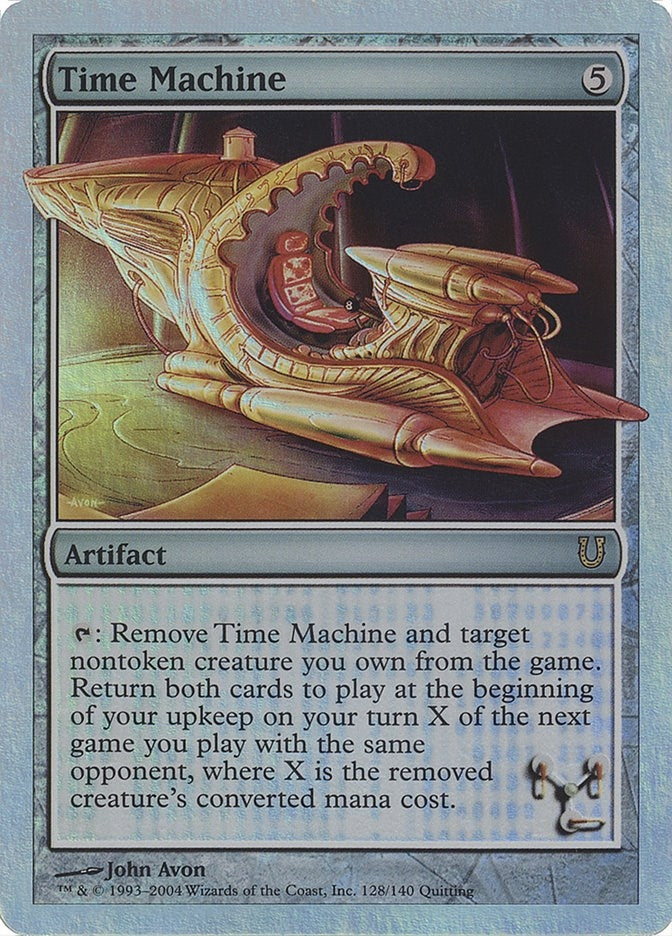 Image for Time Machine (Alternate Foil) (128) - Magic: The Gathering