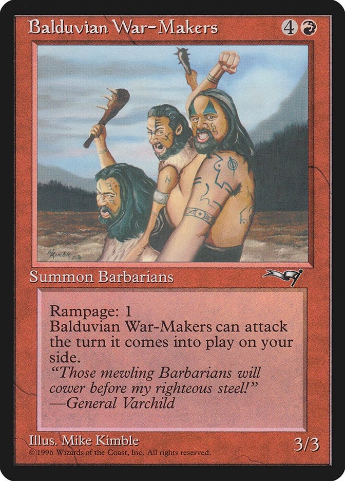 Image for Balduvian War-Makers (Gen. Varchild Flavor) (98) (ALL)