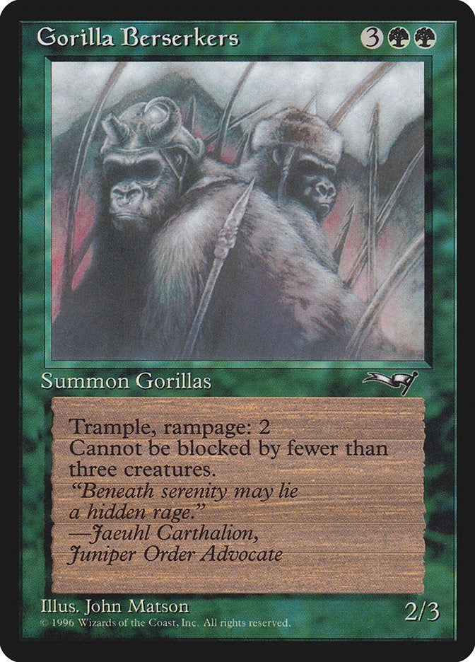 Image for Gorilla Berserkers (Closed Mouth) (76) (ALL)