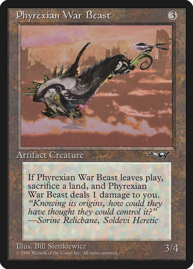 Image for Phyrexian War Beast (Facing Right) (170) (ALL)
