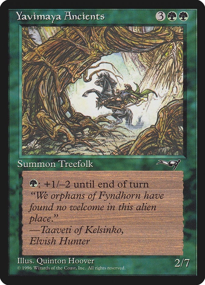 Image for Yavimaya Ancients (Rearing Horse) (92) (ALL)