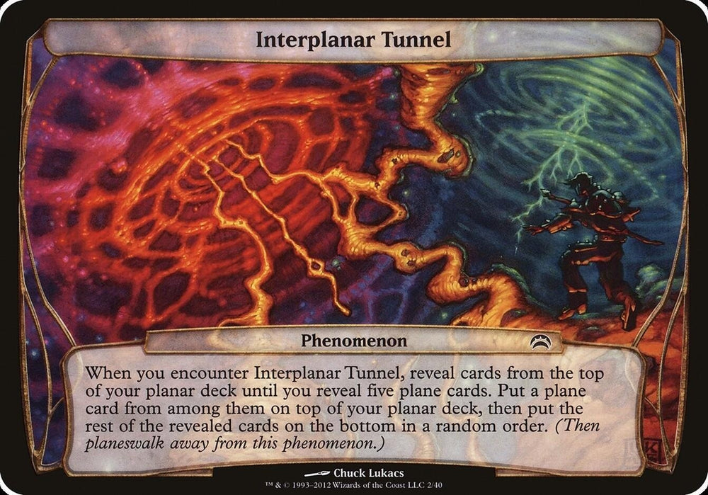 Image for Interplanar Tunnel (Planechase 2012) (2) [Oversize Cards]