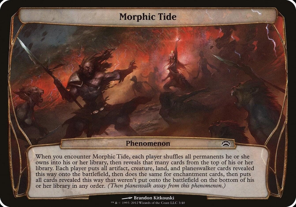 Image for Morphic Tide (Planechase 2012) (3) [Oversize Cards]