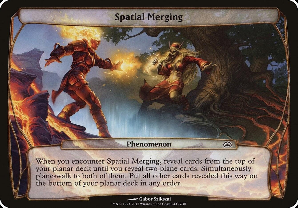 Image for Spatial Merging (Planechase 2012) (7) - Magic: The Gathering