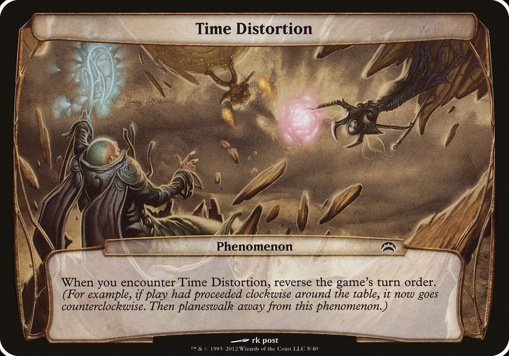 Image for Time Distortion (Planechase 2012) (8) [Oversize Cards]