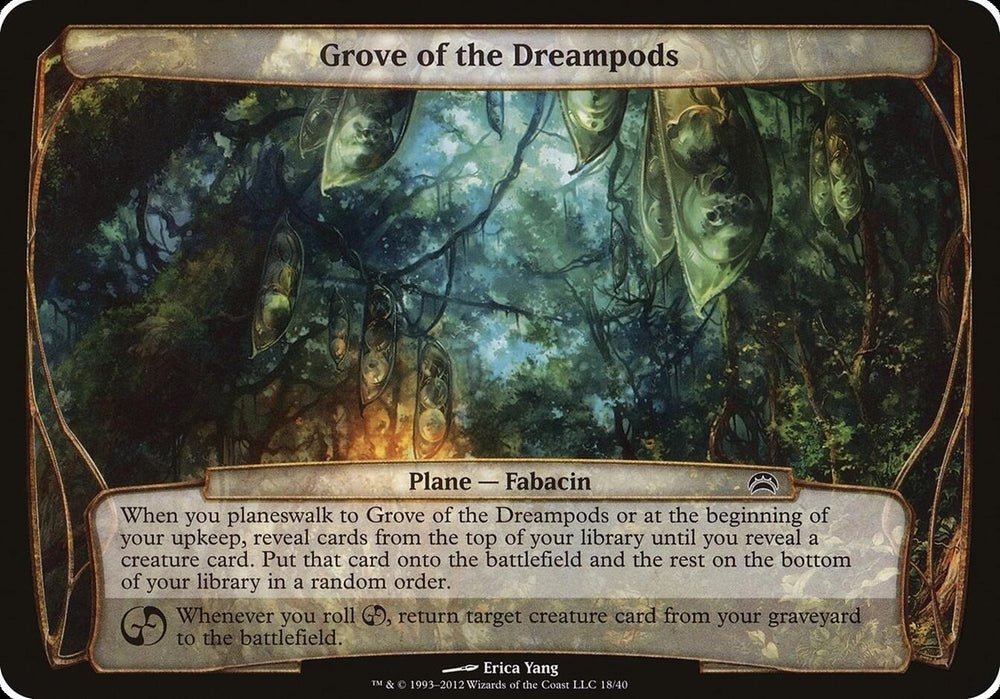 Image for Grove of the Dreampods (Planechase 2012) (18) [Oversize Cards]
