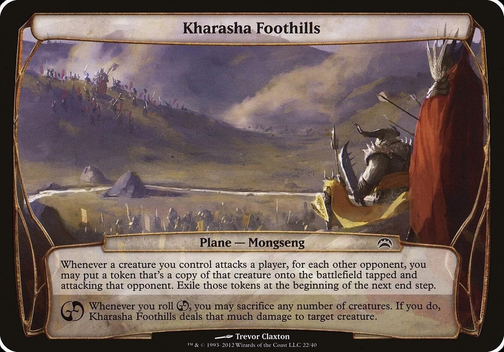 Image for Kharasha Foothills (Planechase 2012) (22) [Oversize Cards]