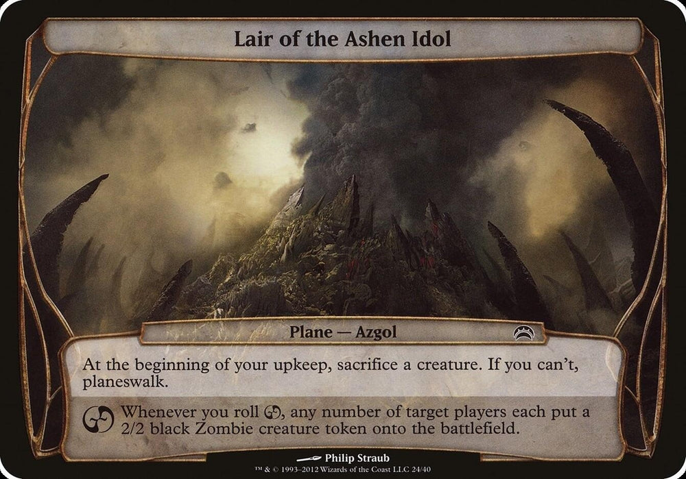 Image for Lair of the Ashen Idol (Planechase 2012) (24) [Oversize Cards]