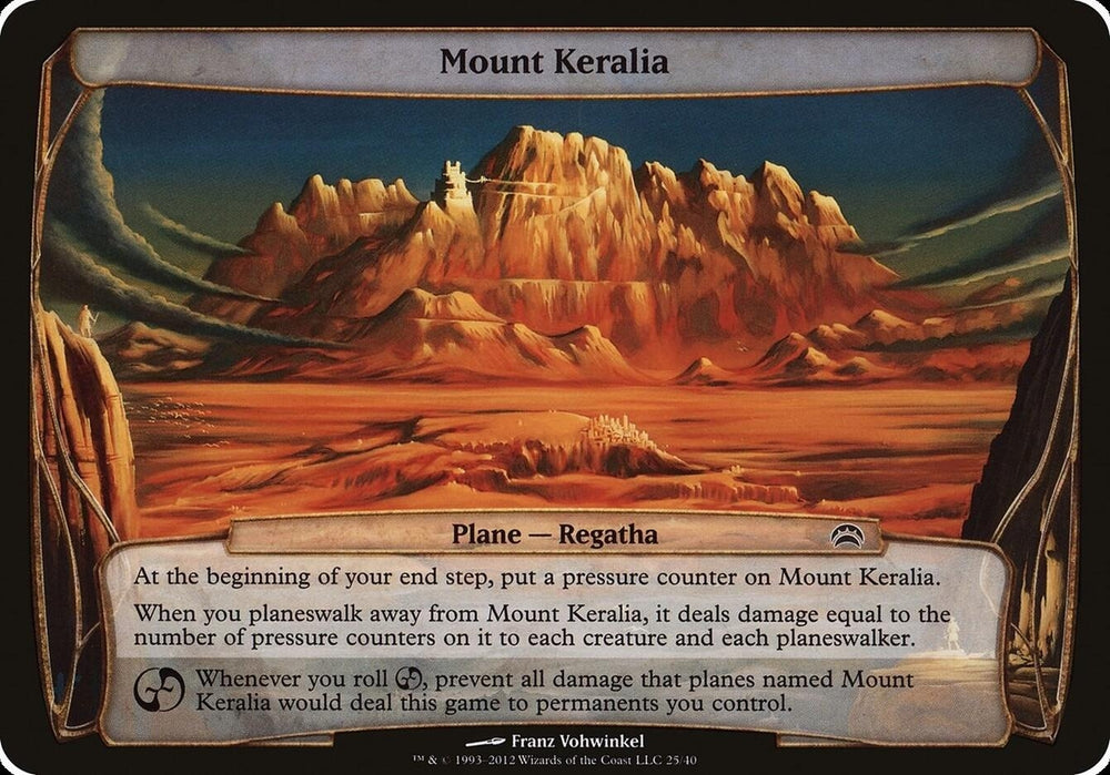 Image for Mount Keralia (Planechase 2012) (25) [Oversize Cards]