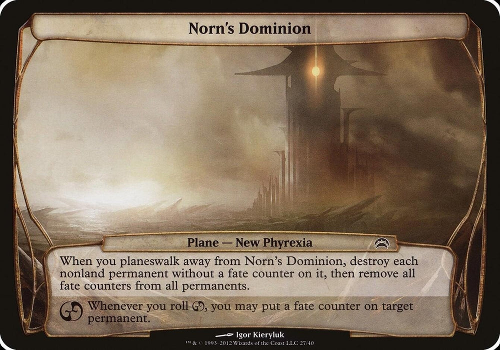 Image for Norn's Dominion (Planechase 2012) (27) [Oversize Cards]