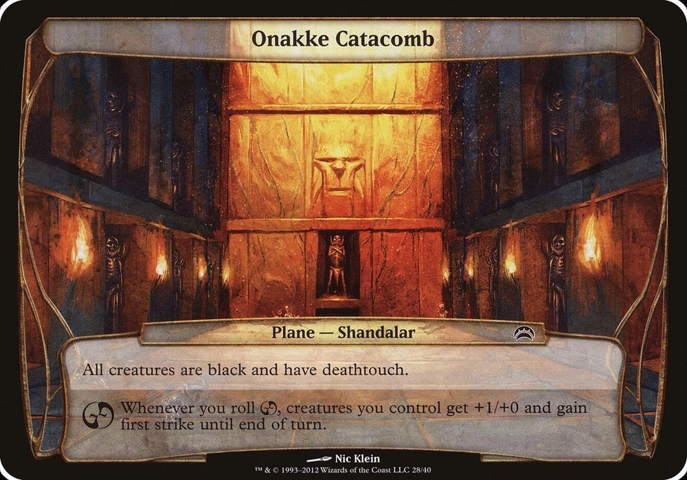Image for Onakke Catacomb (Planechase 2012) (28) [Oversize Cards]