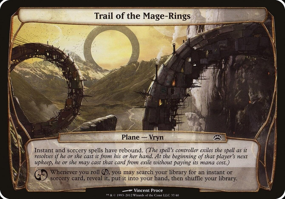Image for Trail of the Mage-Rings (Planechase 2012) (37) [Oversize Cards]