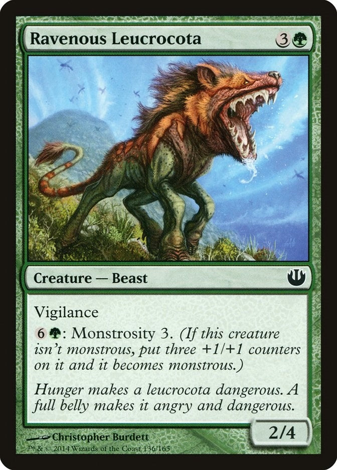Image for Ravenous Leucrocota (136) [Journey Into Nyx]