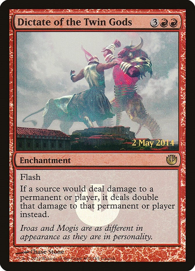 Image for Dictate of the Twin Gods (93) [Launch Party & Release Event Promos]