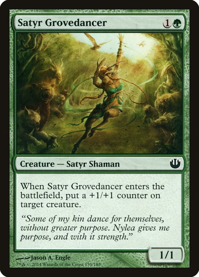 Image for Satyr Grovedancer (139) [Journey Into Nyx]