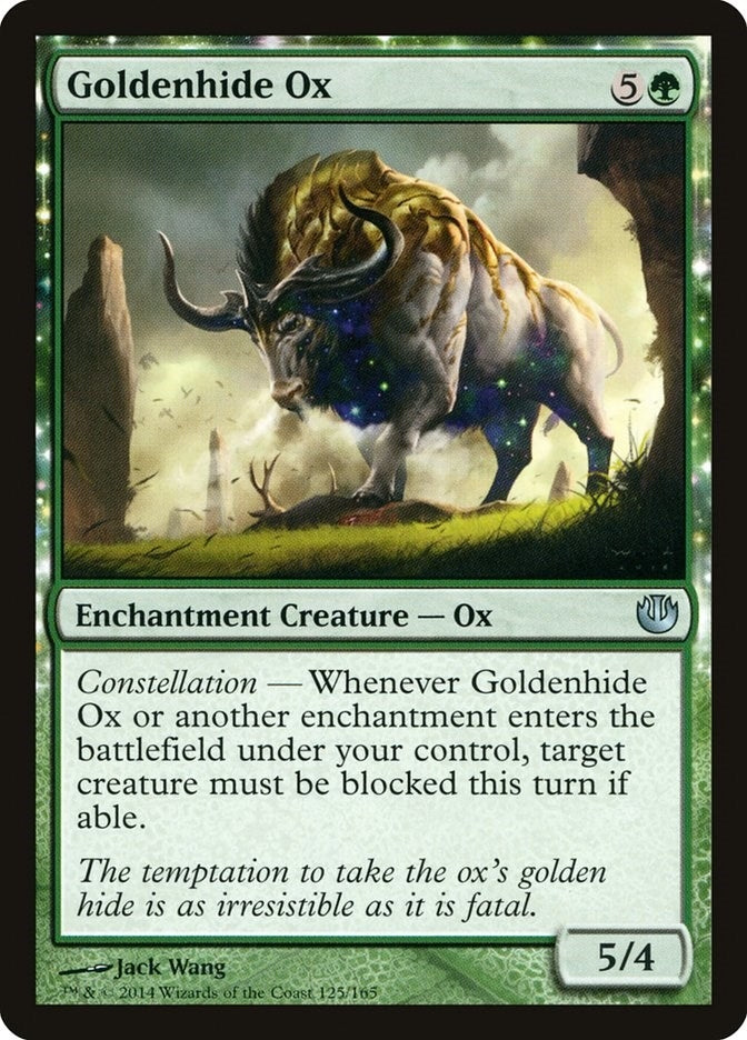 Image for Goldenhide Ox (125) [Journey Into Nyx]