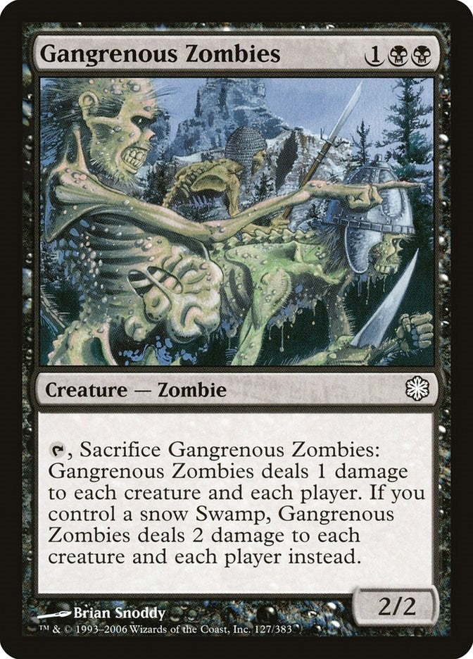 Image for Gangrenous Zombies (127) [Coldsnap Theme Deck Reprints]