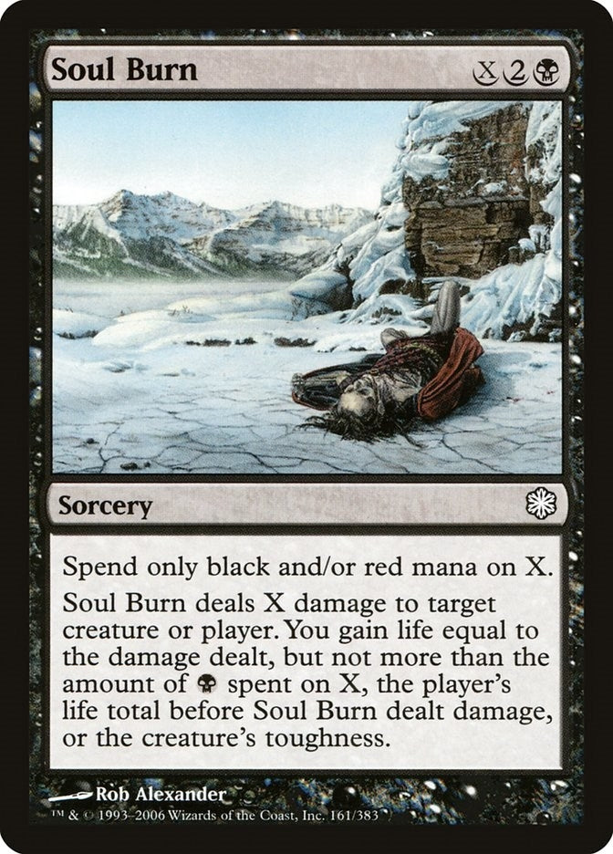 Image for Soul Burn (161) [Coldsnap Theme Deck Reprints]