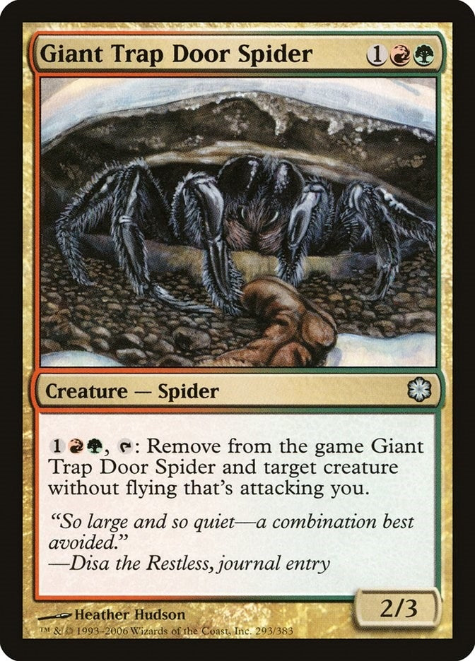 Image for Giant Trap Door Spider (293) [Coldsnap Theme Deck Reprints]
