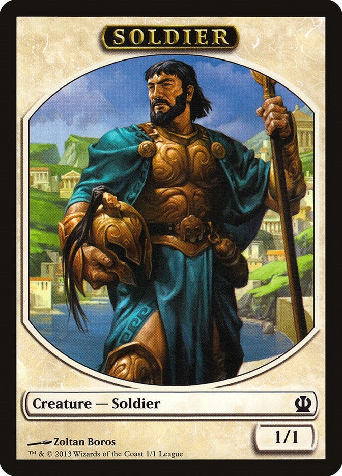 Image for Soldier Token (Theros) (1) - Magic: The Gathering