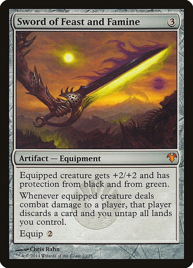 Image for Sword of Feast and Famine (10) [Magic Modern Event Deck]