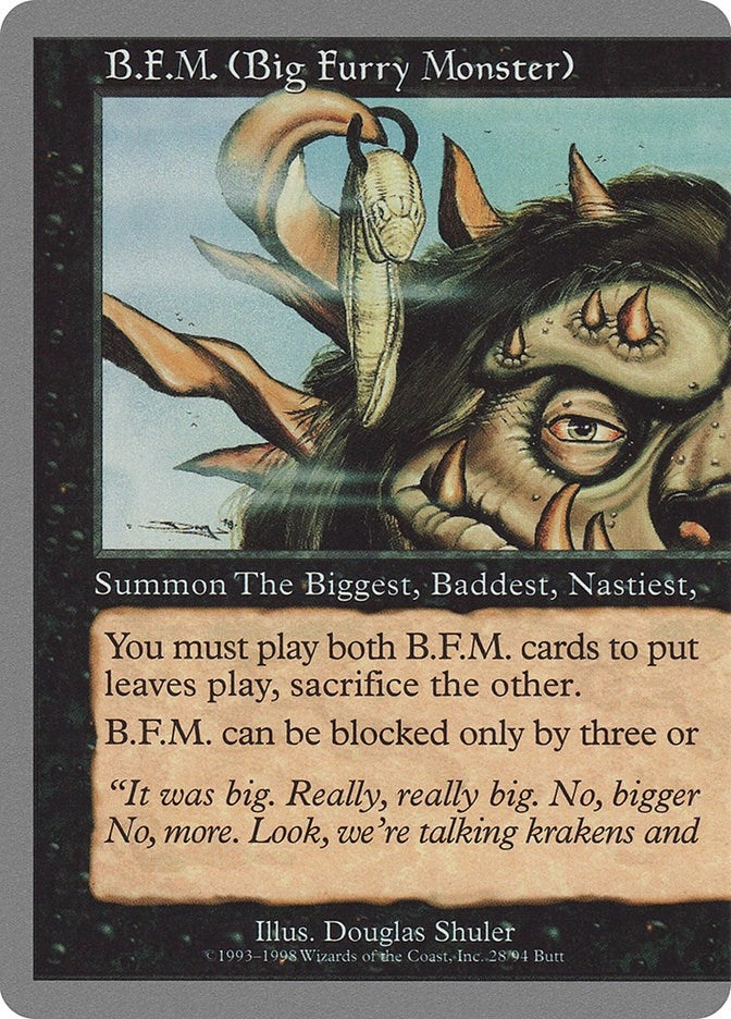 Image for B.F.M. (Big Furry Monster) (28) (28) [Unglued]