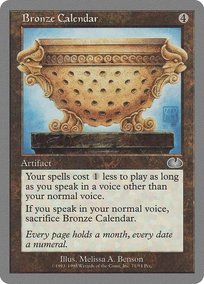 Image for Bronze Calendar (71) [Unglued]